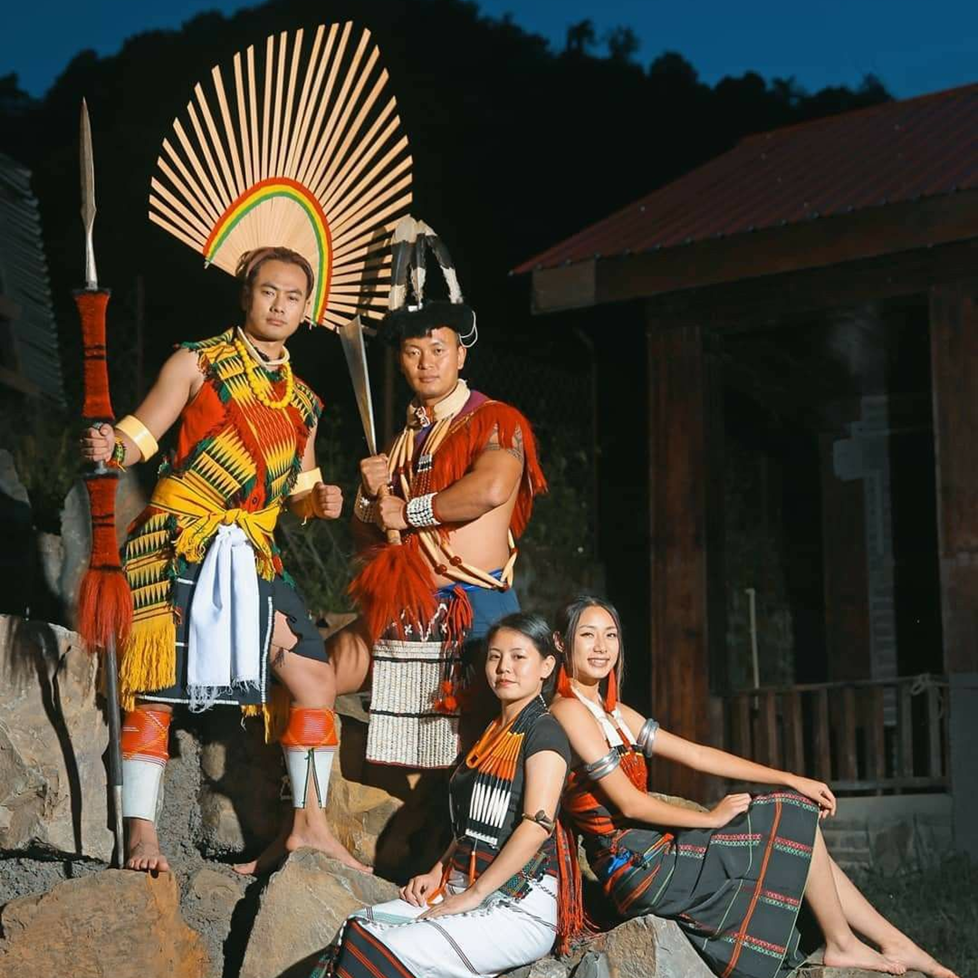 Nagaland travel banner showcasing lush green rolling hills. Text: Nagaland starts at just ₹32,928.